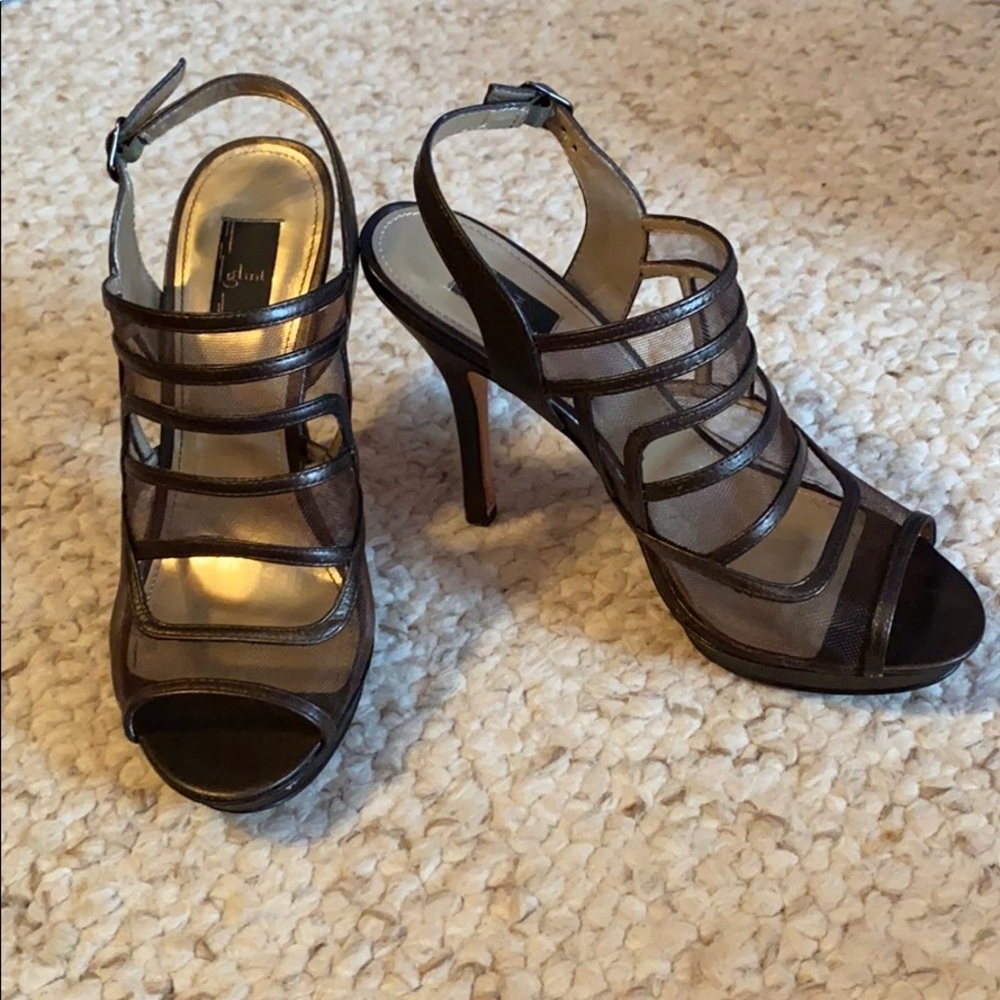 Glint platform heels